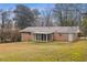 Large backyard offering plenty of space for outdoor activities at 1151 Mohican Trl, Stone Mountain, GA 30083