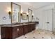 Double vanity bathroom with granite countertops and plenty of storage at 1696 Windsor Ne Pkwy, Atlanta, GA 30319