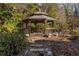 Charming gazebo nestled in a lush garden setting, perfect for relaxation at 1696 Windsor Ne Pkwy, Atlanta, GA 30319