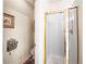 Small bathroom with shower and toilet at 1843 Riverton Dr, Suwanee, GA 30024