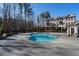 Community pool with lounge chairs, metal pergolas, and easy access to other community amenities at 124 Everley Walk, Alpharetta, GA 30009