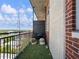 Private balcony with artificial turf and city views at 3180 Mathieson Ne Dr # 1203, Atlanta, GA 30305