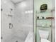 Bathroom with a large shower and glass enclosure at 723 Perch Pl, Atlanta, GA 30312