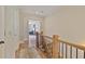 Upstairs hallway with hardwood floors and access to bedrooms at 8 Honour Nw Ave # 6, Atlanta, GA 30305