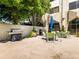 Patio featuring communal grilling stations and dining sets at 2479 Peachtree Ne Rd # 407, Atlanta, GA 30305