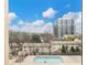 Rooftop pool with city views and greenery at 2479 Peachtree Ne Rd # 407, Atlanta, GA 30305