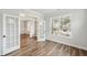 Versatile office space with French doors and wood floors, ideal for working from home at 407 Westmarch Cir, Loganville, GA 30052