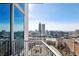 City views from the balcony at 860 Peachtree Ne St # 2618, Atlanta, GA 30308