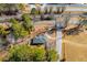 Aerial view of a house on a large lot near a road at 6531 Temple St, Lithia Springs, GA 30122