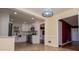 Modern kitchen with stainless steel appliances and white cabinets at 6531 Temple St, Lithia Springs, GA 30122