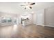 Spacious living room open to the kitchen, perfect for entertaining at 7116 Fringe Flower Dr # 19, Austell, GA 30168