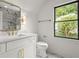 Modern bathroom with white vanity and marble flooring at 2172 Briarlake Ne Trce, Atlanta, GA 30345