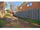 Small backyard with a path and fence at 3318 Northcrest Rd # D, Atlanta, GA 30340