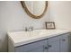 Bathroom with gray vanity and a white countertop at 3318 Northcrest Rd # D, Atlanta, GA 30340