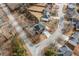Aerial view of two-story house with inground pool at 2885 Field Spring Dr, Lithonia, GA 30058