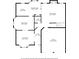 Floor plan of a two-story home, including garage at 2885 Field Spring Dr, Lithonia, GA 30058