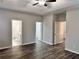 Large main bedroom with access to bathroom and walk-in closet at 3030 Parkland Vw, Atlanta, GA 30331