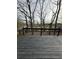 Stained deck with a view of the back yard at 5409 Mill Valley Dr, Douglasville, GA 30135