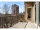 Spacious balcony offering city skyline views at 384 Ralph Mcgill Ne Blvd # 404, Atlanta, GA 30312