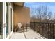 Private balcony with city views and seating area at 384 Ralph Mcgill Ne Blvd # 404, Atlanta, GA 30312