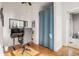 Bright home office space with hardwood floors and built in desk at 384 Ralph Mcgill Ne Blvd # 404, Atlanta, GA 30312