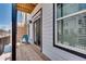 Private deck with seating and view of community at 1072 Brookglynn Trce, Decatur, GA 30032
