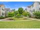 Scenic community featuring manicured lawns and walkways winding through well-maintained townhouses at 396 Silverbell Way, Marietta, GA 30060