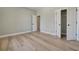 Light and airy bedroom with hardwood floors and closet at 1679 Eastside Parc St, Atlanta, GA 30316