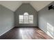 Main bedroom with hardwood floors and large window at 166 Greentree Trl, Temple, GA 30179