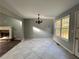 Dining room with tile floors and a chandelier at 166 Greentree Trl, Temple, GA 30179