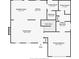 Main floor plan including kitchen, bedrooms, and bathrooms at 166 Greentree Trl, Temple, GA 30179