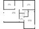 Basement floor plan with garage, bedroom, and rooms at 166 Greentree Trl, Temple, GA 30179