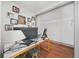 Home office with wood floors, a desk, and ample closet space at 2357 Lynn Iris Dr, Decatur, GA 30032