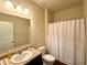 Simple bathroom with single sink and shower/tub combo at 3909 Makeover Ct, Atlanta, GA 30349