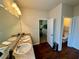Main bathroom with double vanity and access to bedroom and toilet at 3909 Makeover Ct, Atlanta, GA 30349