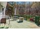 Inviting outdoor deck with ample seating and a fire pit at 239 Cedar Ridge Dr, Dallas, GA 30157