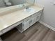 Clean bathroom featuring a new vanity and sink at 6146 Douglas Manor Ct, Douglasville, GA 30134