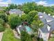 Aerial view showcasing the community pool and surrounding buildings at 3636 Habersham Nw Rd # 1108, Atlanta, GA 30305