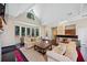 Spacious clubhouse with comfortable seating, a fireplace, and a wet bar at 3636 Habersham Nw Rd # 1108, Atlanta, GA 30305