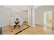 Bright dining area with glass table and four white chairs at 3636 Habersham Nw Rd # 1108, Atlanta, GA 30305