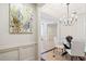 Formal dining room with glass table and white chairs at 3636 Habersham Nw Rd # 1108, Atlanta, GA 30305