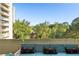 Enjoy city views from this furnished balcony at 2575 Peachtree Ne Rd # 9G, Atlanta, GA 30305