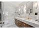 Luxurious bathroom with marble vanity and double sinks at 2575 Peachtree Ne Rd # 9G, Atlanta, GA 30305
