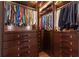 Large walk-in closet with ample hanging space and drawers at 2575 Peachtree Ne Rd # 9G, Atlanta, GA 30305