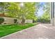 Landscaped courtyard with artificial turf and seating at 2575 Peachtree Ne Rd # 9G, Atlanta, GA 30305