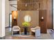 Lobby seating area with a unique wall feature at 2575 Peachtree Ne Rd # 9G, Atlanta, GA 30305