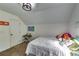Charming bedroom with a built-in desk and a cheerful atmosphere at 2508 Connally Dr, East Point, GA 30344