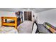 Bright bonus room features a built-in workspace and ample closet space at 2508 Connally Dr, East Point, GA 30344