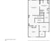 Second floor plan shows the location of the primary bedroom and bathroom as well as additional bedrooms at 319 Pinewood Dr, Woodstock, GA 30189