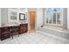Large bathroom features double vanity, a tub under a window, and a separate shower at 19 Spring Lake Ne Trl, White, GA 30184